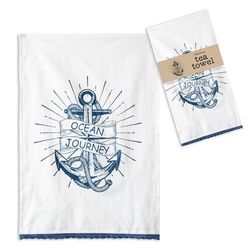 Ocean Journey Tea Towel - Box of 4 - CTW Home Collection 780243