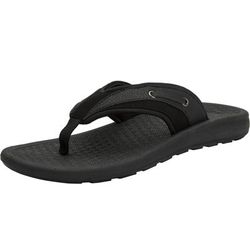 Extra Wide Width Men's KS Island Flip Flops by KS Island in Black (Size 17 EW)