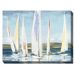 WIND IN THE SAILS OUTDOOR ART 40X30 by West of the Wind in Multi