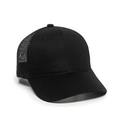 Outdoor Cap GL-270M Mid Crown Mesh Back in Black