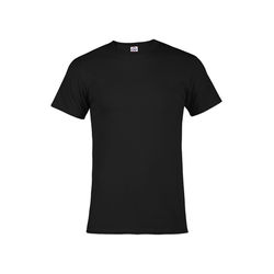 Delta 11730 Pro Weight Adult 5.2 oz. Short Sleeve Top in Black size 5X | Cotton