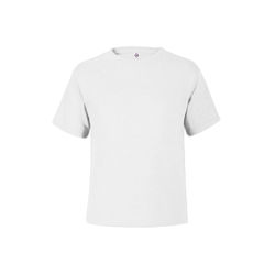 Delta 65300 Pro Weight Juvenile 5.2 oz. Short Sleeve Top in White size 4 | Cotton
