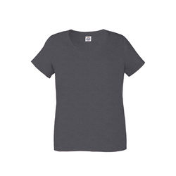 Delta 19400C Women's Ringspun 20/1s Curvy Top in Charcoal Heather size 3X | Cotton