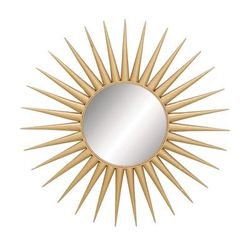 Juniper + Ivory 42 In. x 42 In. Glam Wall Mirror Gold Metal - Juniper + Ivory 44558