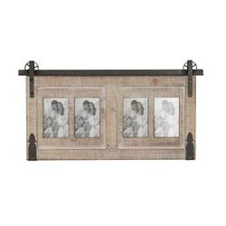 Juniper + Ivory 14 In. x 26 In. x 1 In. Farmhouse Wall Photo Frame Blue Wood - Juniper + Ivory 94676