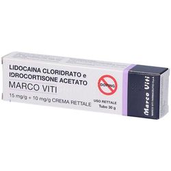 Marco Viti Lidocaina Cloridrato e Idrocortisone Acetato 30 g Crema ret