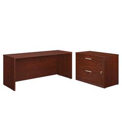 "Affirm 72" x 24" Desk with Lateral File - Sauder 430223"