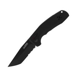 SOG Specialty Knives & Tools -tac Au - Black / Tanto / Partially Serrated - 15-38-04-57