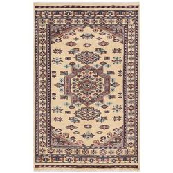 HERAT ORIENTAL Handmade One-of-a-Kind Bokhara Wool Rug - 3'2 x 4'11