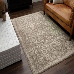 Mohawk Home Baikal Distressed Floral Area Rug