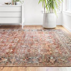 Alexander Home Isabelle Vintage Border Printed Area Rug