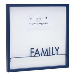 "Family Memo Board 15.75"SQ MDF/Iron - Melrose International 82505DS"