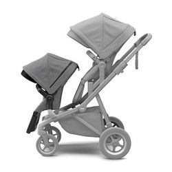 Thule Sleek Sibling Seat - Black / Grey Melange