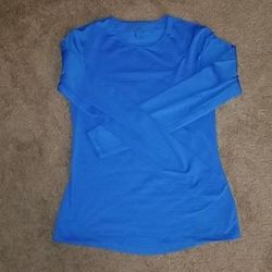 Nike Tops | Long Sleeve Shirt | Color: Blue | Size: L