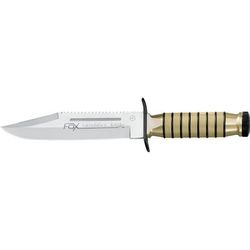 Boker Fox Rambler Knife Inox Fixed Blade Knife 7.28in 440A Brown 699