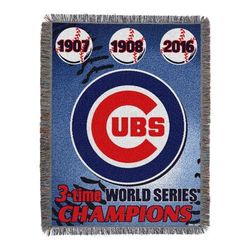Cubs Commemorative Series Throw by MLB in Multi