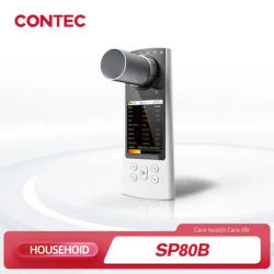 CONTEC – spiromètre numérique Bluetooth SP80B, Diagnostic de la respiration pulmonaire, vitalographe, spirométrie + logiciel PC