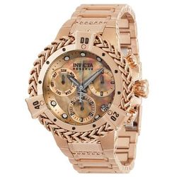Invicta Reserve Herc Swiss Ronda Z60 Caliber Unisex Watch w/ Mother of Pearl Dial - 43.2mm Rose Gold (34844)