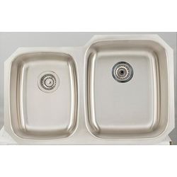 32.125-in. W CSA Approved Stainless Steel Kitchen Sink With Stainless Steel Finish And 18 Gauge - American Imaginations AI-27703