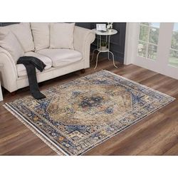 Luxe Weavers Otika Collection Taupe 5x7 Abstract Area Rug - 8680 Taupe 5x7