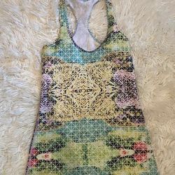 Lululemon Athletica Tops | Lululemon Tank. Size 6 | Color: Blue/Yellow | Size: 6