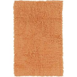 Flokati Sherbet Rug by Linon Home Décor in Sherbert (Size 3.6'W 5.6'L)