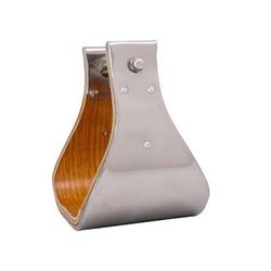 Equi - Sky Stainless Steel Covered Wood Stirrup - 5" - Smartpak