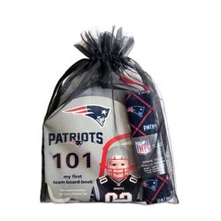 New England Patriots 101 Book with Rally Paper - NEW ENGLAND PATRIOTS GIFT SET