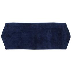 Waterford Bath Rug Collection by Home Weavers Inc in Navy (Size 22" X 60")