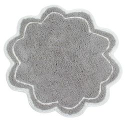 Allure Round Bah Rug Collection by Home Weavers Inc in Grey (Size 30" ROUND)