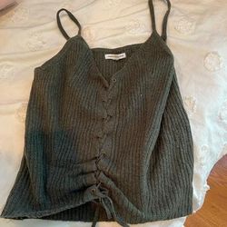 American Eagle Outfitters Tops | American Eagle Sweater Top | Color: Green | Size: S