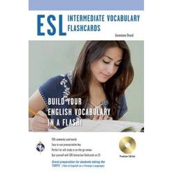 ESL Vocabulary Flashcards w/Audio CD (English as a Second Language Series)