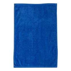 Q-Tees T300 Deluxe Hemmed Hand Towel in Royal Blue | Cotton