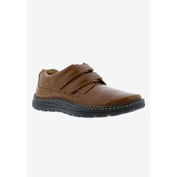 Men's MANSFIELD II Velcro® Strap Shoes by Drew in Brown Calf (Size 15 D)