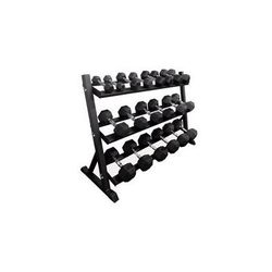 5 to 50 Lb. Dumbbell Set w/Storage Rack - 550 lbs. Total