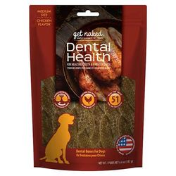Dental Health Chicken Flavor Medium Dog Treats, 6.6 oz.