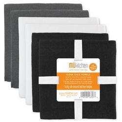 Flour Sack - Set of 6 Towels by Mu Kitchen in Multi Chalk