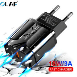 OLAF – chargeur USB Quick Charge 3.0 QC 3.0 adaptateur prise murale ue/US pour téléphone portable