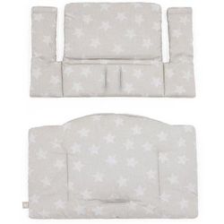 Tripp Trapp High Chair and Cushion with Stokke Tray - White / Stars Silver