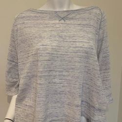 Free People Tops | Free People, L | Color: Blue/White | Size: L