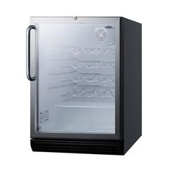 "24" Wide Wine Cellar, ADA Compliant - Summit Appliance SWC6GBLTBADA"