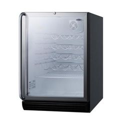 "24" Wide Wine Cellar, ADA Compliant - Summit Appliance SWC6GBLSHADA"