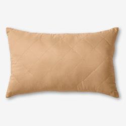 BH Studio Lumbar Pillow Cover by BH Studio in Taupe Ivory