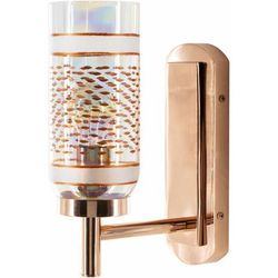 Bagahanlad 11"L x 11"W x 12"H Traditional wall Lighting Copper/Metallic Copper Wall Sconce - Boutique Rugs