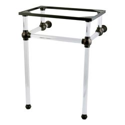 Kingston Brass VAH282033ORB Templeton 24-Inch x 20-3/8-Inch x 33-1/4-Inch Acrylic Console Sink Legs, Oil Rubbed Bronze - Kingston Brass VAH282033ORB