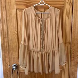 Free People Tops | Free People Top | Color: Tan | Size: M