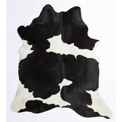 Nash Cowhide Rug White & Black - 6' x 8'