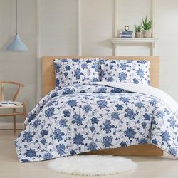 Cottage Classics Estate Bloom 2 Piece Comforter Set by Pem America in Blue (Size TWINXL)