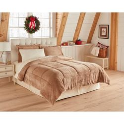 BH Studio Microfleece Comforter by BH Studio in Taupe (Size KING)