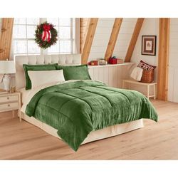 BH Studio Microfleece Comforter by BH Studio in Alpine Green (Size TWIN)